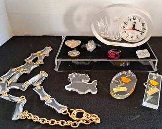 Vintage Lucite Pieces
