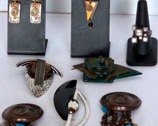 Modernist Artisan Jewelry 2 Signed