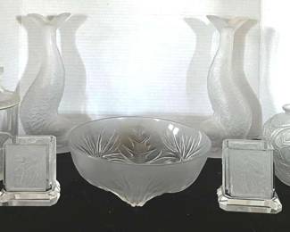 Frosted Glass Verlys, Eapg Gillinder, Hoffman