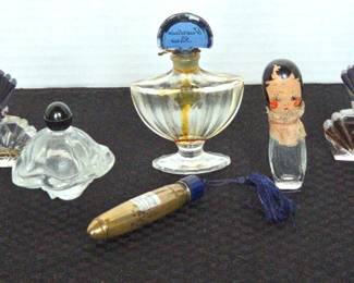 VintageAntique Perfume Bottles One Full