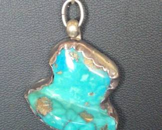 Handcrafted Sterling Turquoise Necklace