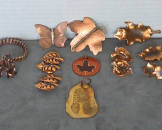Vintage Solid Copper Jewelry