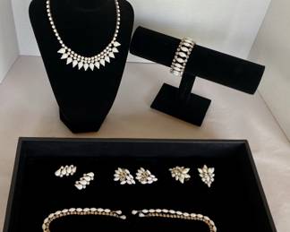 Vintage Milk Glass Jewelry