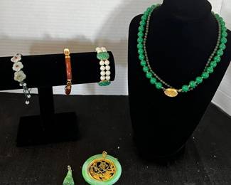 Asian Stone Jewelry Jade More