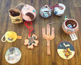 Native American Southwest Christmas Ornaments