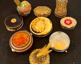Vintage Newer Solid Perfumes, Pill Boxes