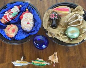 Antique Inge Glass Christmas Ornaments