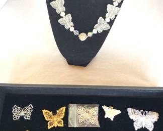 Butterfly Pins, Necklace More