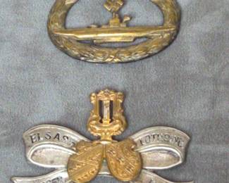 Rare German UBoat War Badge Antique German Veterans Badge