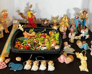 Italy, Japan More Angels Nativity Figures