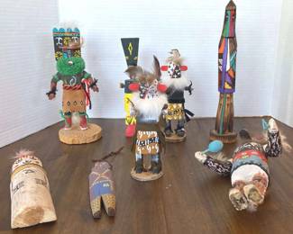 Kachinas, Signed Vintage Grandmother Cradle Doll