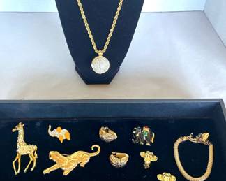 Goldstone Statement Jewelry