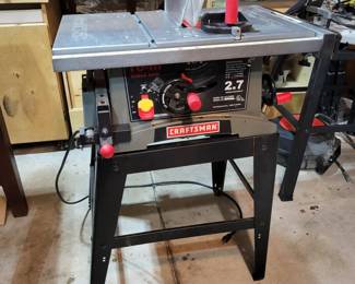Craftsman table saw
(available for pre sale)