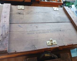 Wood ammunition box