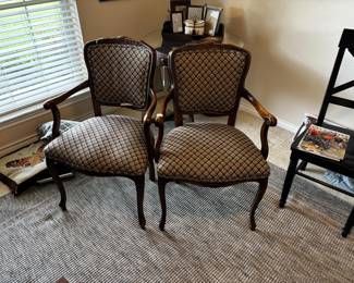 Pair French Style Armchairs. $ 120.