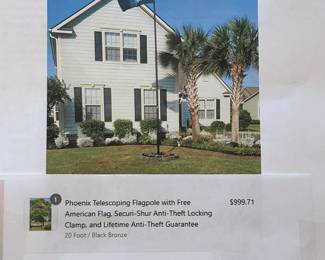 Flag pole still in the box! You won't believe the low price!