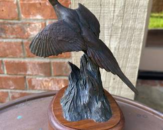 "Rooster" bronze of a pheasant by Cody Houston #12/50
