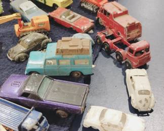 More die-cast trucks/cars