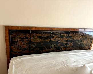 Vintage Japanese headboard