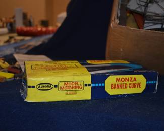 model motoring banked curve