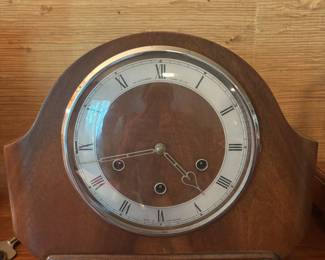 Alexander Clark Art Deco mantle clock - works great!