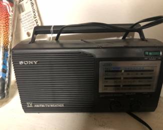 Sony portable radio