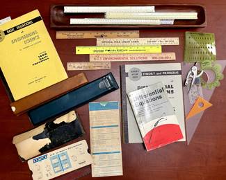 Vintage Engineering Science items  