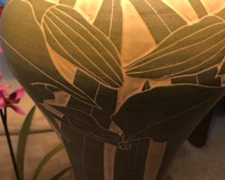 Detail of clay lamps.