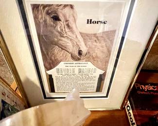 Framed Year of the Horse Chinese Astrology 