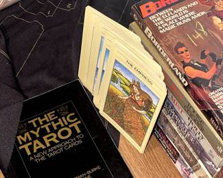 Tarot cards and book 