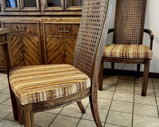 Vintage Stanley Arm Chair in Fruitwood
4 Caned Back Arm chairs
2 Caned Back Arm Chairs
