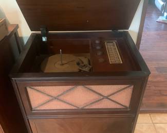 Antique record player