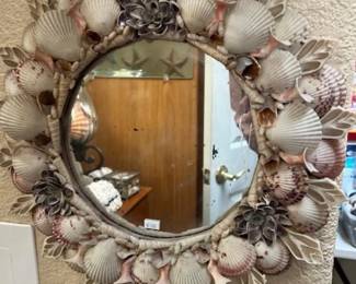 Vintage Seashell mirror