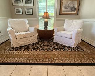 Artwork, rugs and other accessories shown in this photo are not for sale.