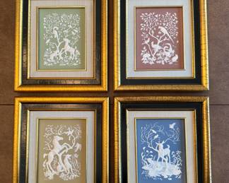 Asking Price: $125, Set of 4
Approx Measurements: 9" x 11" (each)
Item: Franklin Mint Natures Four Seasons (Set of 4)