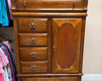 REDUCED TO $300
Approx Measurements:	
Item: Rock City Solid Wood Armoire/Chest
