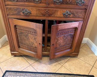 Asking Price: $675
Approx Measurements: 44"w x 18.75"d x 38"h
Item: Antique Marble Top Buffet