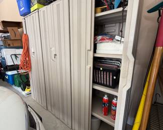 Asking Price: $50 (each, 3 available)
Approx Measurements: 24w x 16d x 66h
Item: Durable Plastic Garage Cabinets (3 available)
