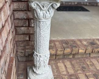 Asking Price: $50
Approx Measurements: 29" high, 9x9" base
Item: Ornate concrete column. (2 available)