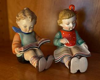 Asking Price: $20 Set
Approx Measurements: 5" x 5" x 4" (each piece)
Item: Set (Boy & Girl) Hummel Like Figures, Made in Japan