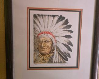NA framed and matted