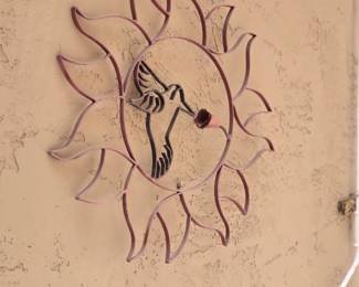 Metal wall decor