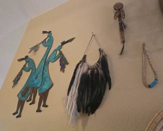 Wall hangings, NA jewelry