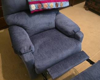 Newer blue recliner