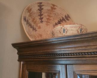 Navajo baskets