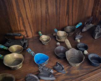 Metal water holders collection