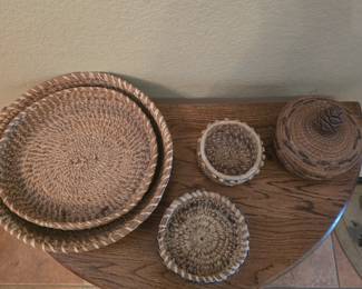 Weaved baskets