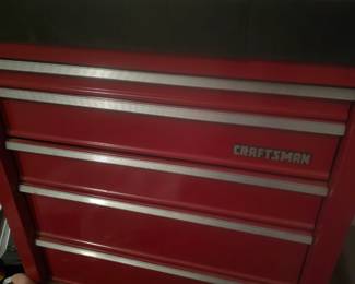 Craftsman tool chest with tools