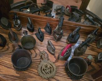 Sad irons, iron collection