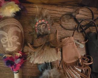 Native American marrocos, coin purses